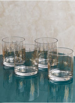 Premier Set of 4 Deco Tumbler Glasses  - Image 2