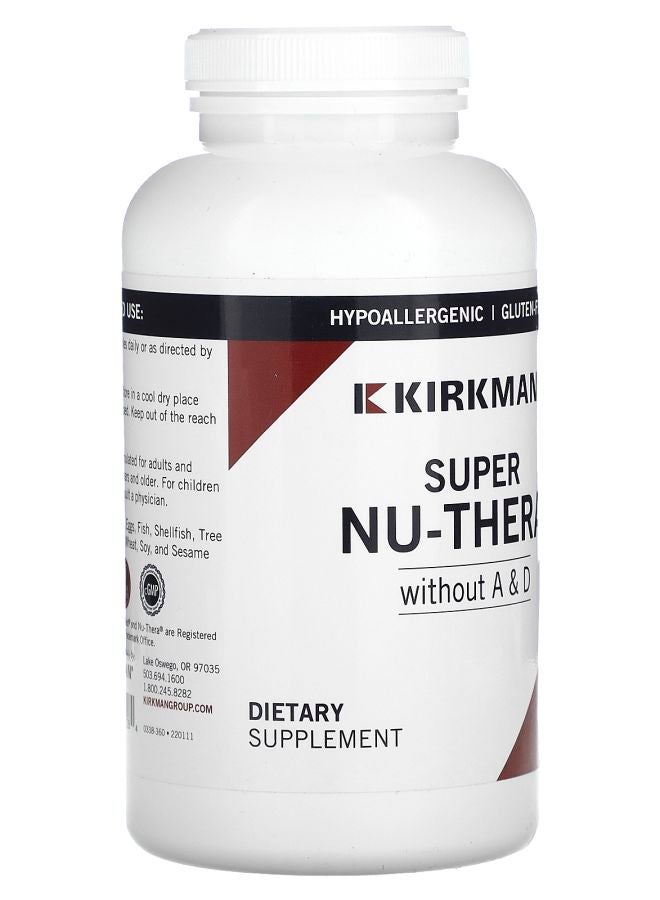 Kirkman Labs Super Nu-Thera Without A& D 360 Capsules - Image 2