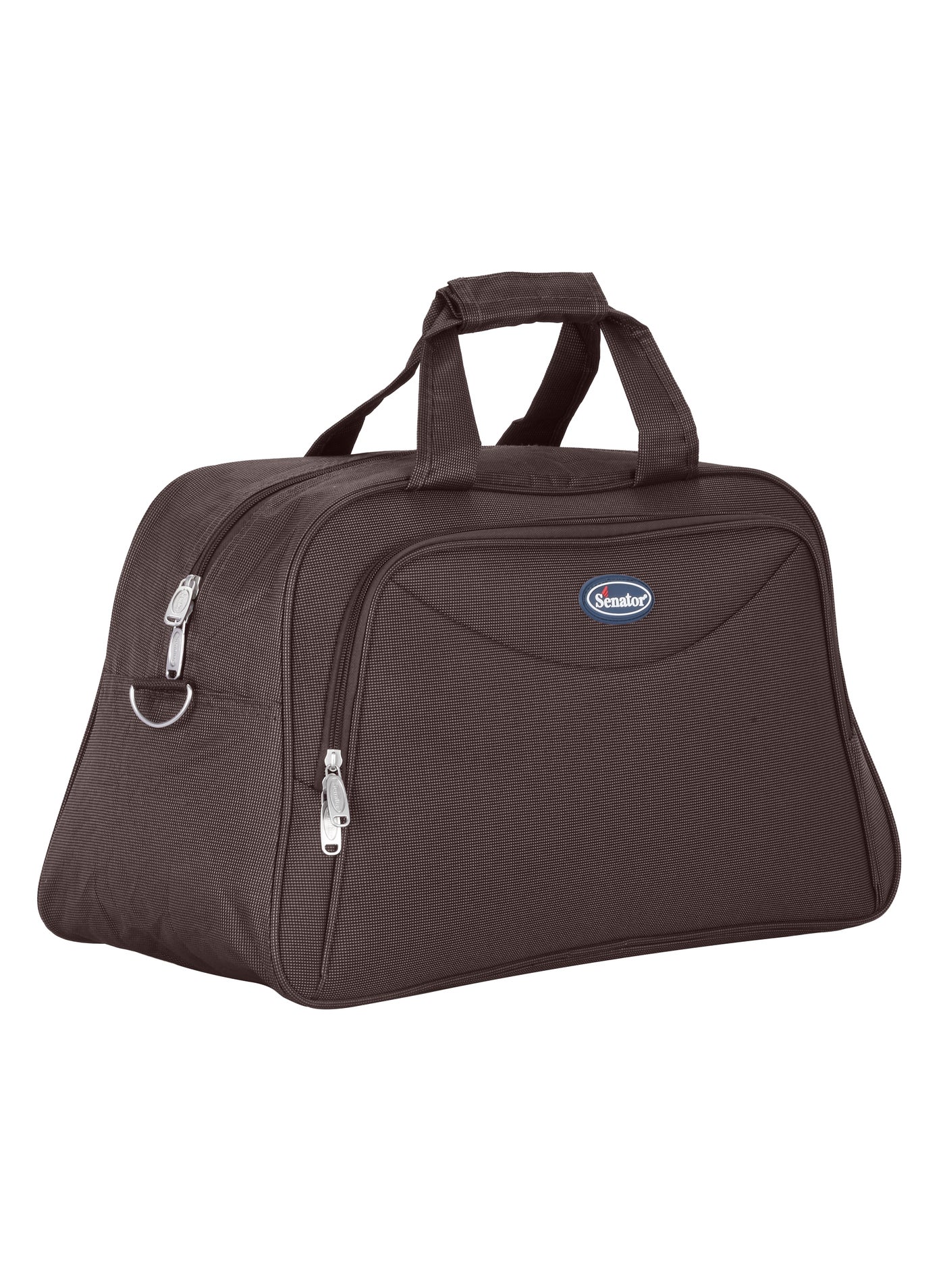 Travel Duffle Bag for Unisex Lightweight Nylon Bag Multi Pocket Water & Scratch Resistant Adjustable Shoulder Strap Weekend Bag Convenient Carry On Luggage for Camping Training 42L Brown EA218
