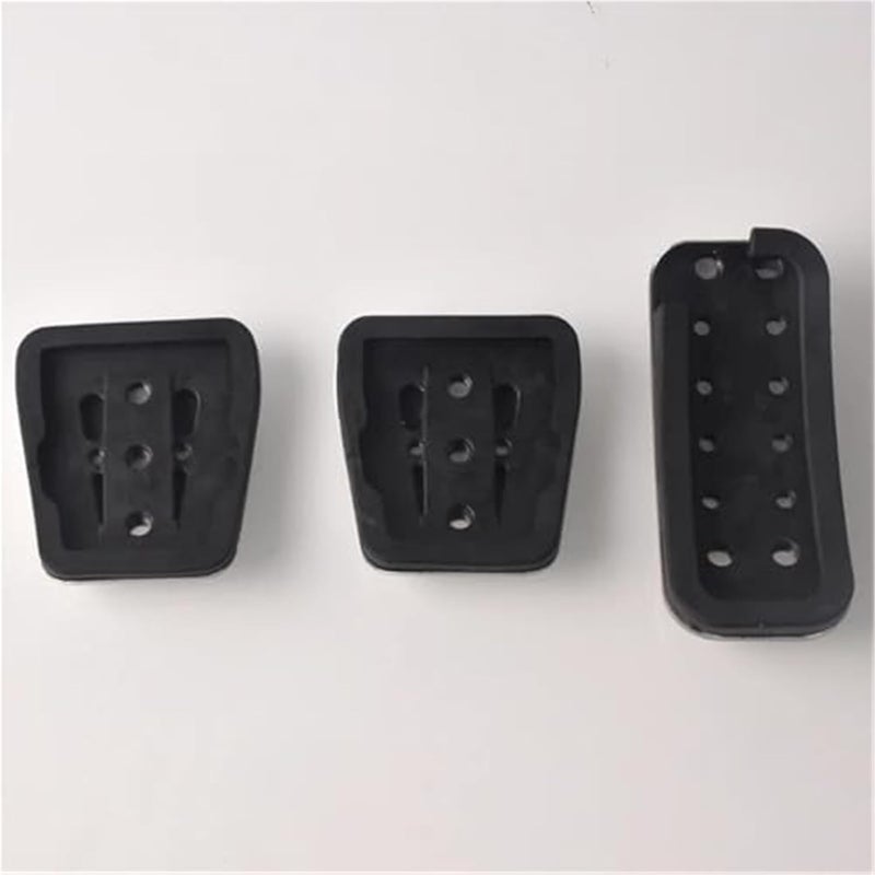 QASULER Stainless Steel Pedal Pad Set for Mazda - Image 3