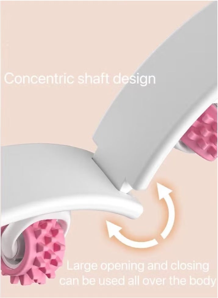 12-Wheel Waist & Leg Slimming Roller, Muscle Massage Foam Roller for Thighs, Calves & Arms, Body Shaping Massager for Fitness & Recovery - Image 5