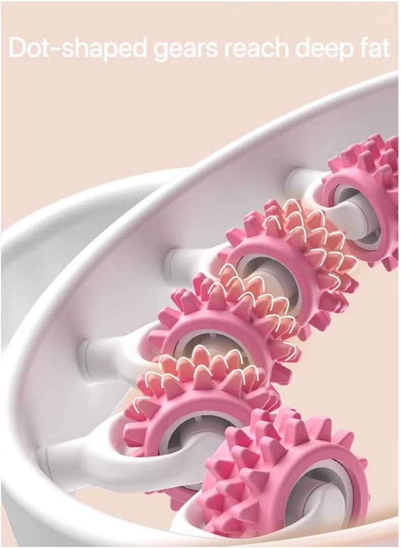 12-Wheel Waist & Leg Slimming Roller, Muscle Massage Foam Roller for Thighs, Calves & Arms, Body Shaping Massager for Fitness & Recovery - Image 3