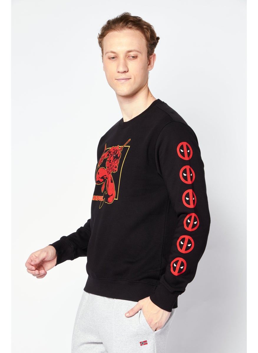 Men Crew Neck Graphic Print Long Sleeves Sweatshirt, Black - pzsku/ZF3DF6B64CEA7883C09DEZ/45/_/1726109296/f1704258-e7be-4c1a-b860-052c4e7ac8c5