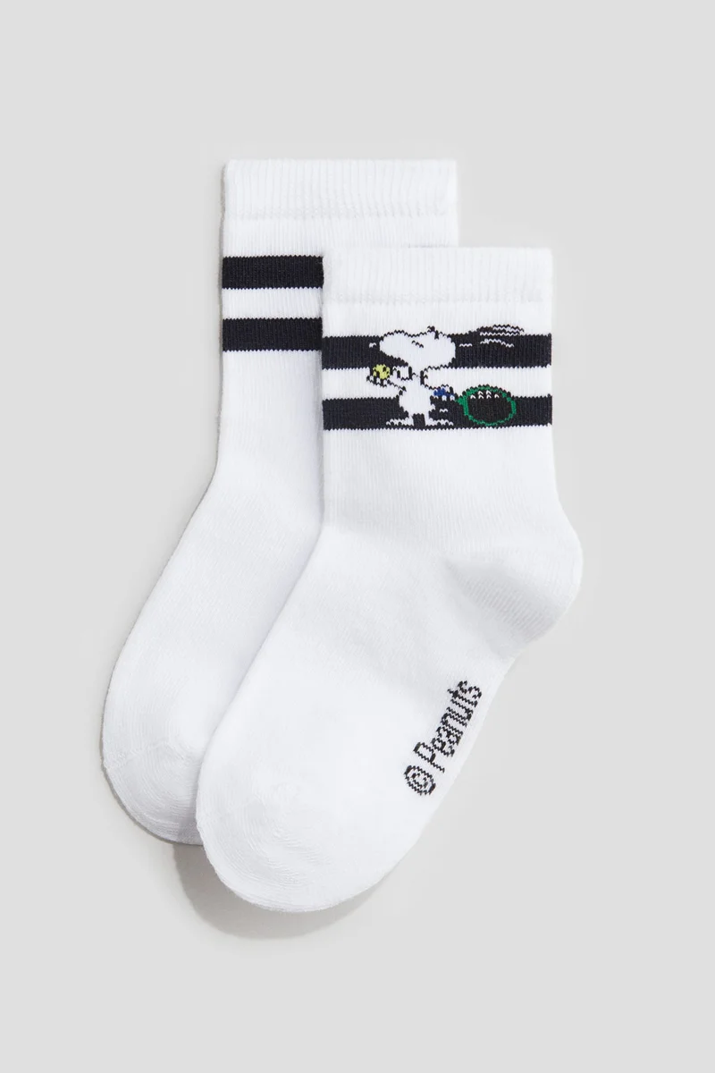 H&M 5-pack patterned socks