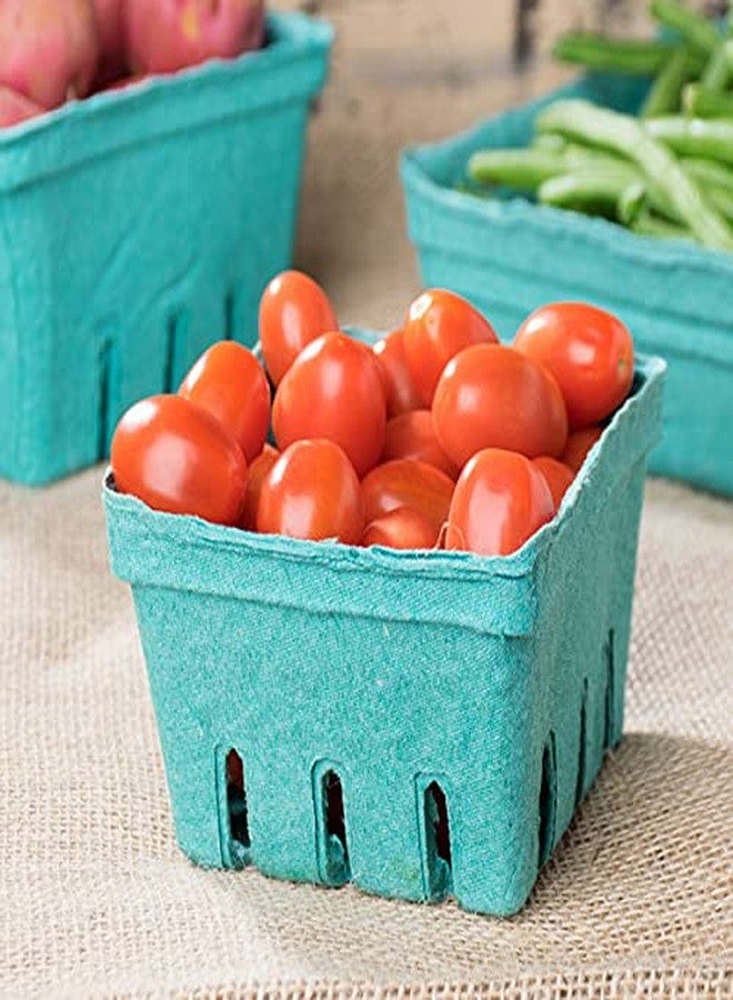 Bits N Things [40 Pack Pint Green Molded Pulp Fiber Berry Basket Produce Vented Container for Fruit and Vegetable - Image 5