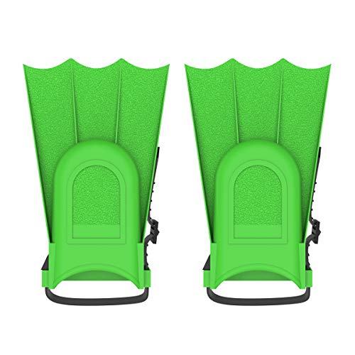 Herbalcandybox Children Kids Swimming Diving Snorkel Breathing Tube Fins Scuba Eyeglasses Set,Green - Image 3