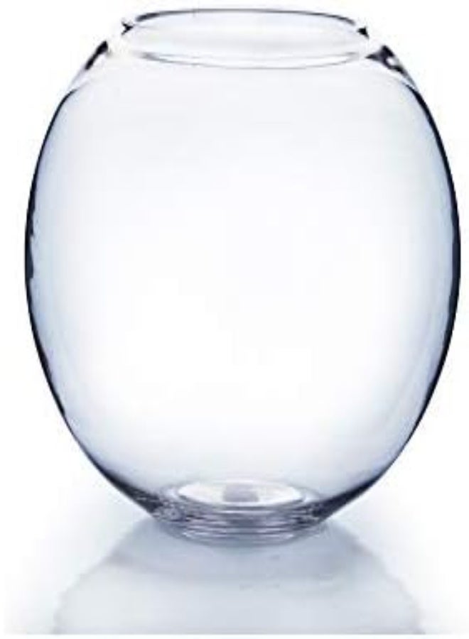AKDC Wgv Bowl Glass Vase, Diameter 6", Height 5", Open Width 4", (Multiple Sizes Choices) Clear Bubble Planter Terrarium Fish Bowl For Wedding Event Home Decor, 1 Piece (Vbw0006) - Image 4
