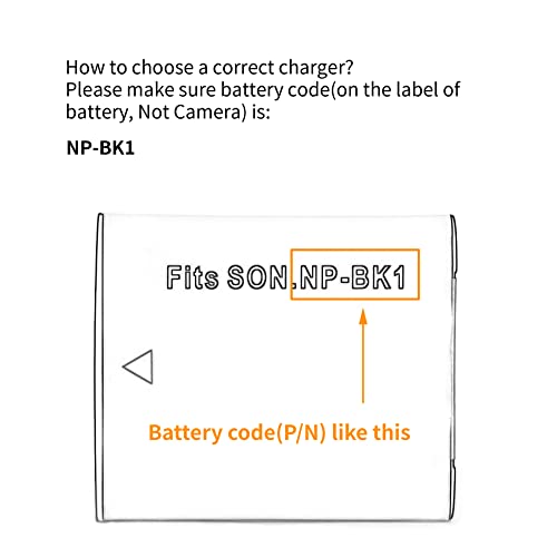 Norifon NP-BK1 USB Charger for Sony Cyber-Shot DSC-S750, DSC-S780, DSC-S950, DSC-S980, DSC-W180, DSC-W190, DSC-W370, MHS-PM5, Webbie HD, Webbie MHS-PM1 Camera and More - Image 3