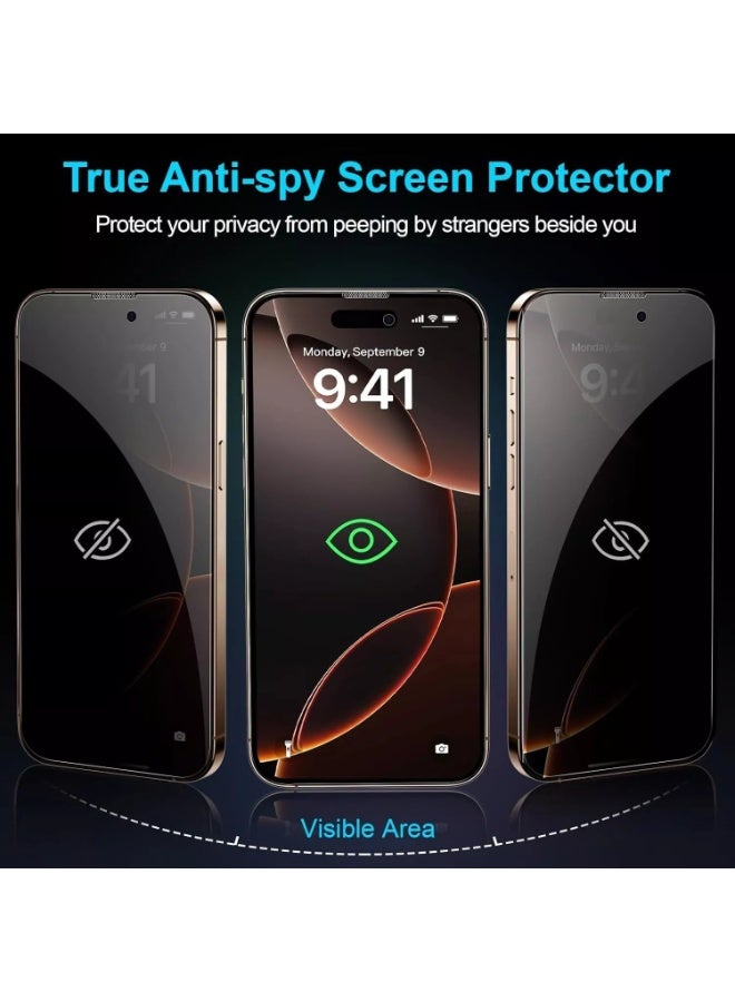 FLEXIBLE iPhone Privacy Screen Protector , Matte Anti-Spy Anti-Peep Film, Anti-Glare, Anti-Fingerprint, Smooth Touch, Easy Installation - Image 4