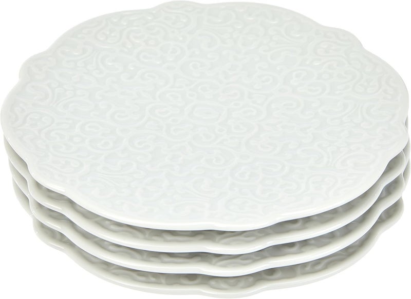 Alessi Cu Dressed Saucer For Coffee Cup White - Image 1