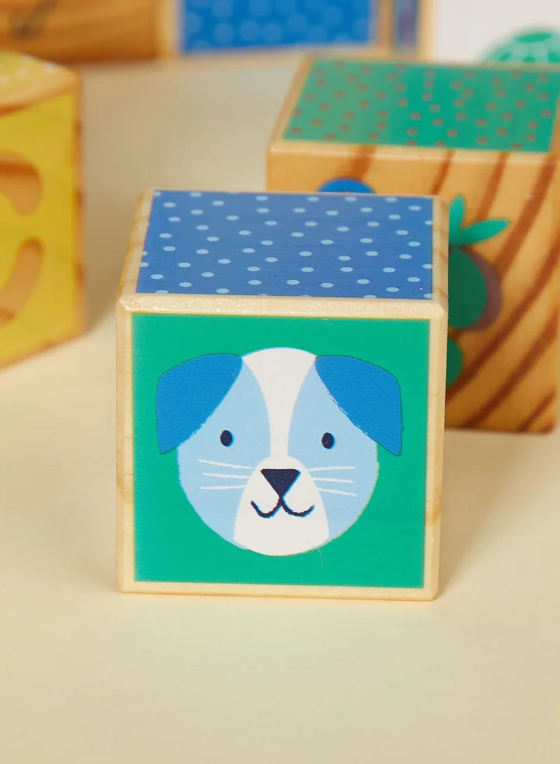 JoJo Maman Bebe Wooden Building Blocks