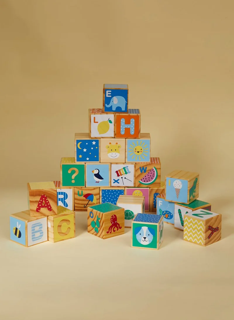 JoJo Maman Bebe Wooden Building Blocks