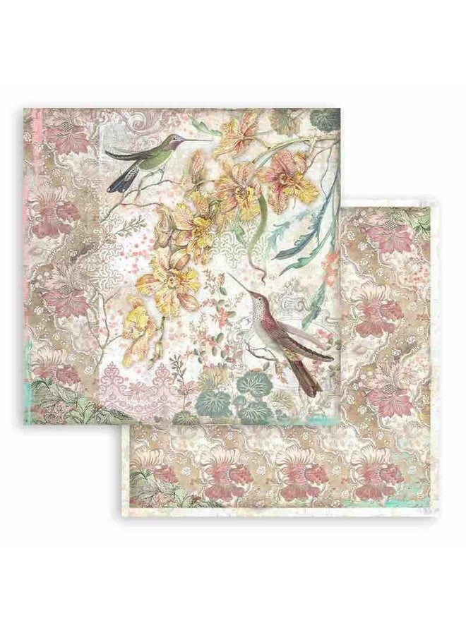 STAMPERIA Intl Paper Pad 12X12 10Pk Orchid/Cat 30.5 X 30.5 Various - Image 5