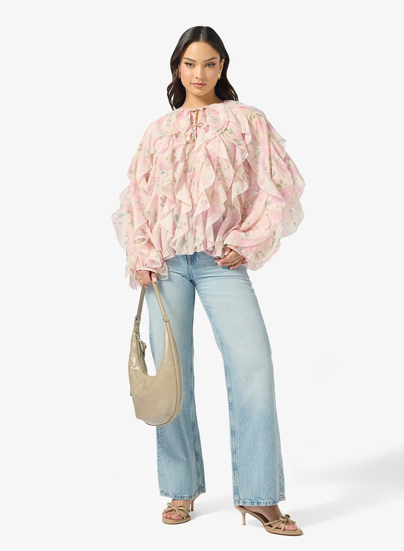 جينجر بلوزة بكشكشة شلال - Image 4