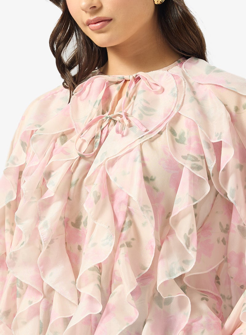 جينجر بلوزة بكشكشة شلال - Image 3