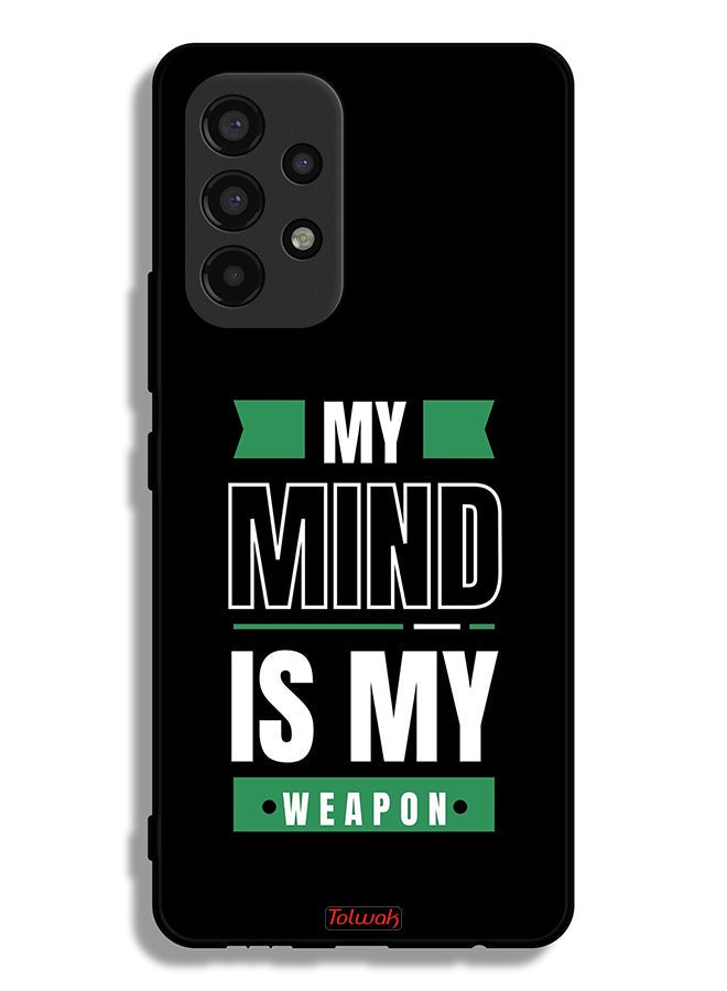 Tolwak Samsung Galaxy A53 5G Protective Case Cover My Mind Is My - Image 1