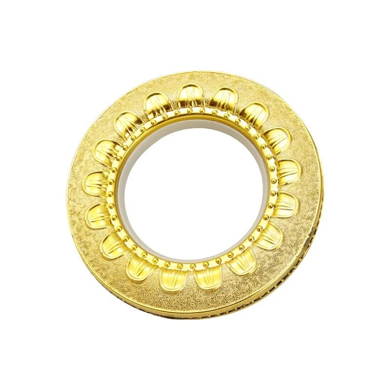 Bluejw Modern Minimalist Sunflower Shower Curtain Rings - Mute PP PC Plastic Hanging Muffler Curtain Accessories - Image 5