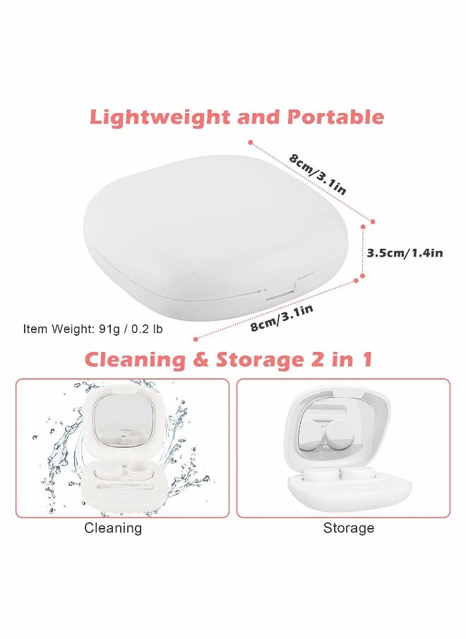 Generic - Contact Lens Cleaner Machine Ultrasonic with USB Charger Fit Disposal Soft Colored RGP and OK for Home Travel - Image 1