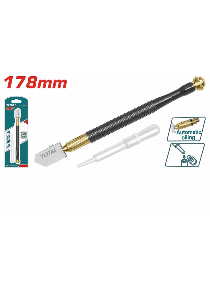 TOTAL glass cutter 178 mm Auto oil feed