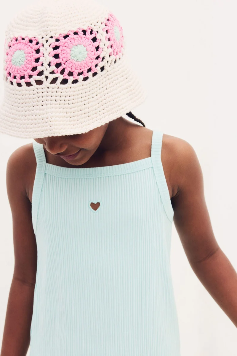 H&M Ribbed strappy dress