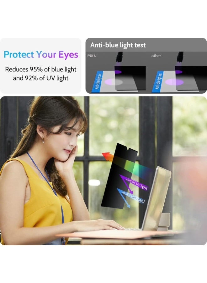 شاشة الخصوصية المغناطيسية متوافقة مع ماك بوك إير 13.6 بوصة (2022-2024 ، M2 ، M3) نموذج: A2681 A3113 ، قابل للإزالة ماتي مضاد للاهتمام حامي الضوء الأزرق فلتر الأمن الخاص لجهاز الكمبيوتر المحمول 13 بوصة ماك - Image 5