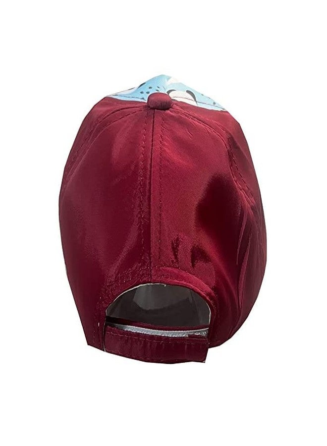 Missby قبعة سائق شاحنة للجنسين من Missby® للأطفال (4-8 سنوات) (لون عنابي) - Image 4