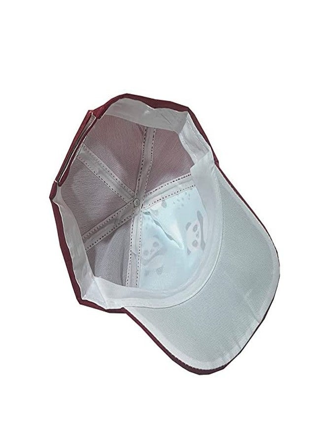 Missby قبعة سائق شاحنة للجنسين من Missby® للأطفال (4-8 سنوات) (لون عنابي) - Image 5