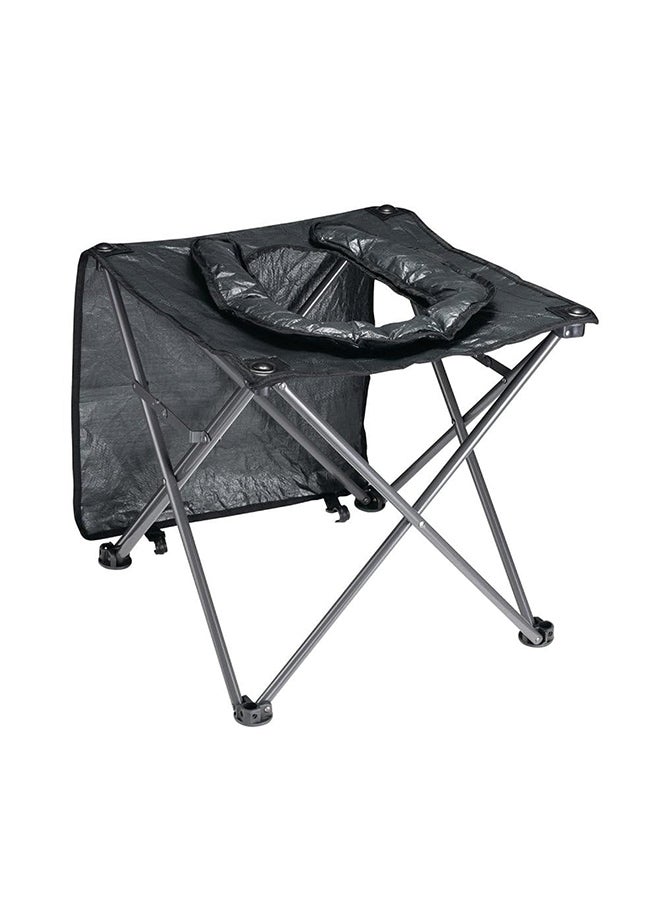 OZTrail Toilet Chair | Sports Equipment | Camping Accessories | Size: 0.8 L| Color: Multicolour | Sturdy steel frame| removable padded seat| easy to clean| portable design  - Image 1
