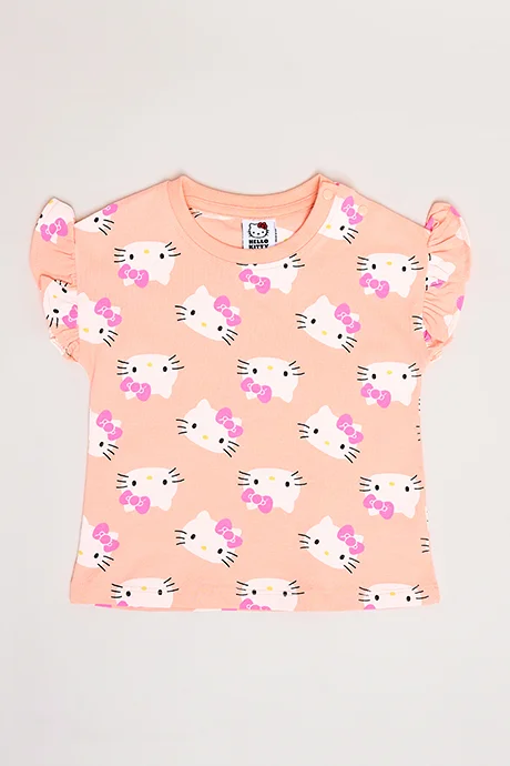 أر أند بي 2 Pack Hello Kitty T-Shirts with Short Sleeves