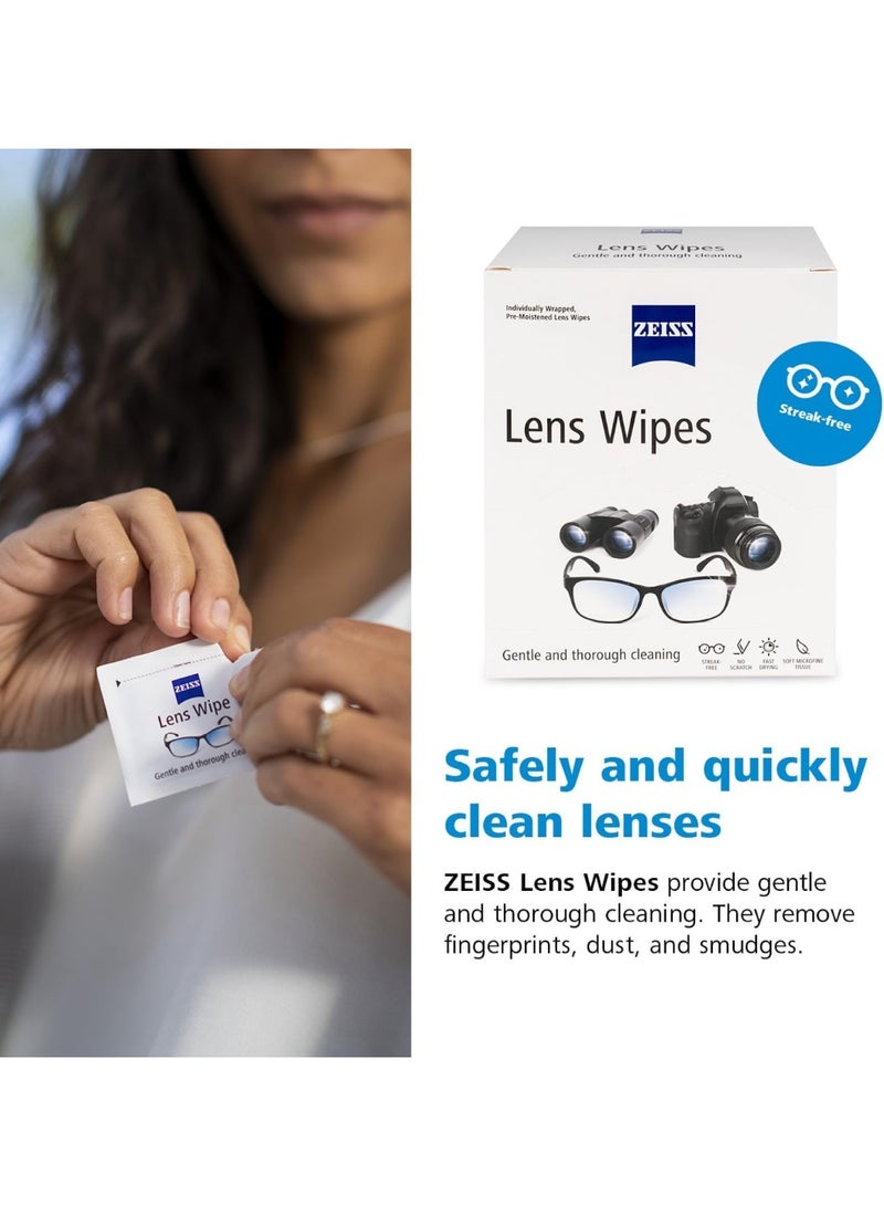 Zeiss Disposable, Single Use Lens Wipes for Eyeglasses, Safe for Prescription Lenses and Anti-Reflective Coatings(400 Count) - Image 5