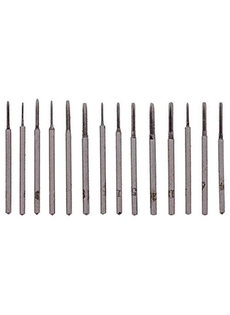 DIY Crafts Diy Crafts 13020 9412 Mini Tap and Die Set With Box 0.7-2mm Jewelry Making, Multicolor, 14 Piece  - Image 1