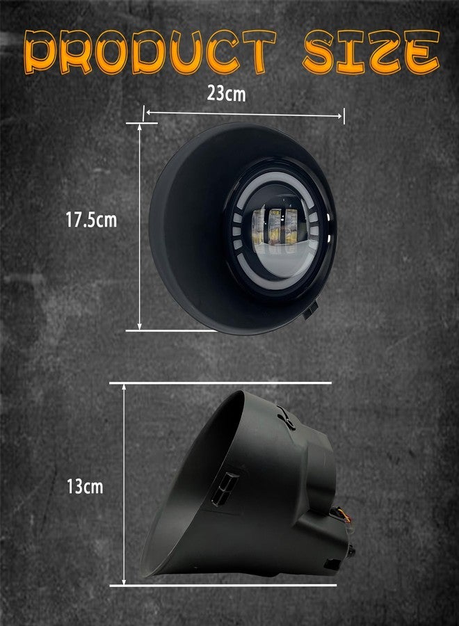 Boxlight LED&DRL Fog Lights Compatible With 2007 2008 2009 2010 2011 2012 2013 Toyota Tundra, A Pair Of Front Bumper Lights with Switch and Harness - Image 4