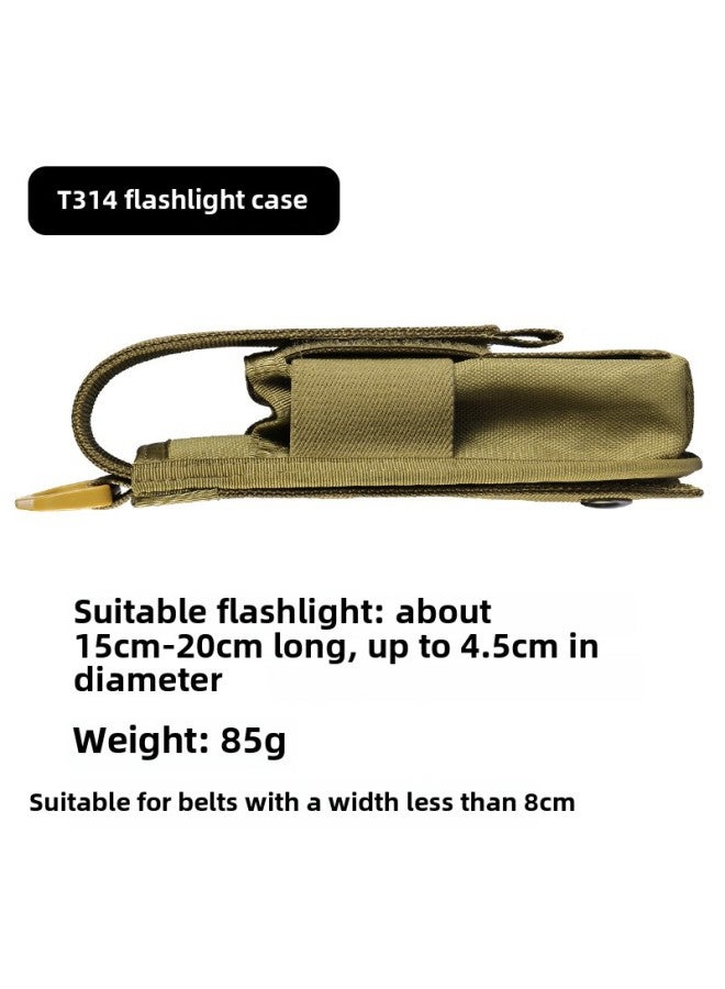 Generic Portable LED Flashlight Sleeve Storage Bag Protective Bag Waist Bag Cloth Cover Nylon Material Elastic Flashlight Sleeve Wholesale-Color:T314 - Image 1