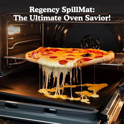 Regency Wraps Heavy Weight Oven Liner Spill Mat For Catching Messy Spills, 16x23 in (Pack of 1), Black - Image 3
