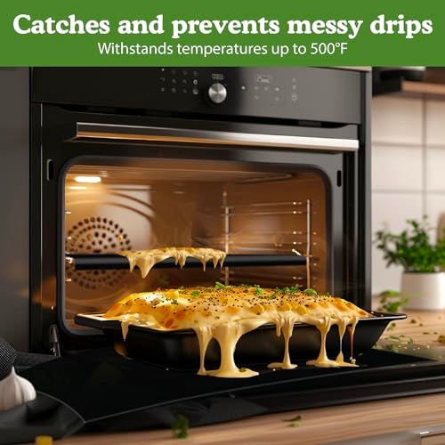 Regency Wraps Heavy Weight Oven Liner Spill Mat For Catching Messy Spills, 16x23 in (Pack of 1), Black - Image 2
