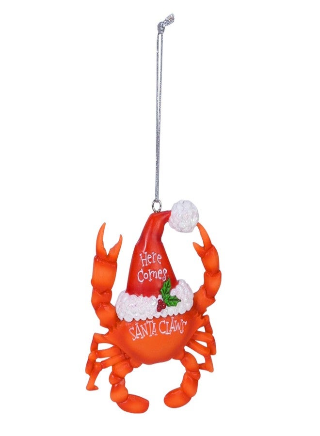 Beachcombers Santa Claws Crab Christmas Xmas Ornament Multi - Image 1