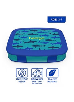 Bentgo مطبوعات الأطفال بينتو بوكس - أسماك القرش  - Image 3