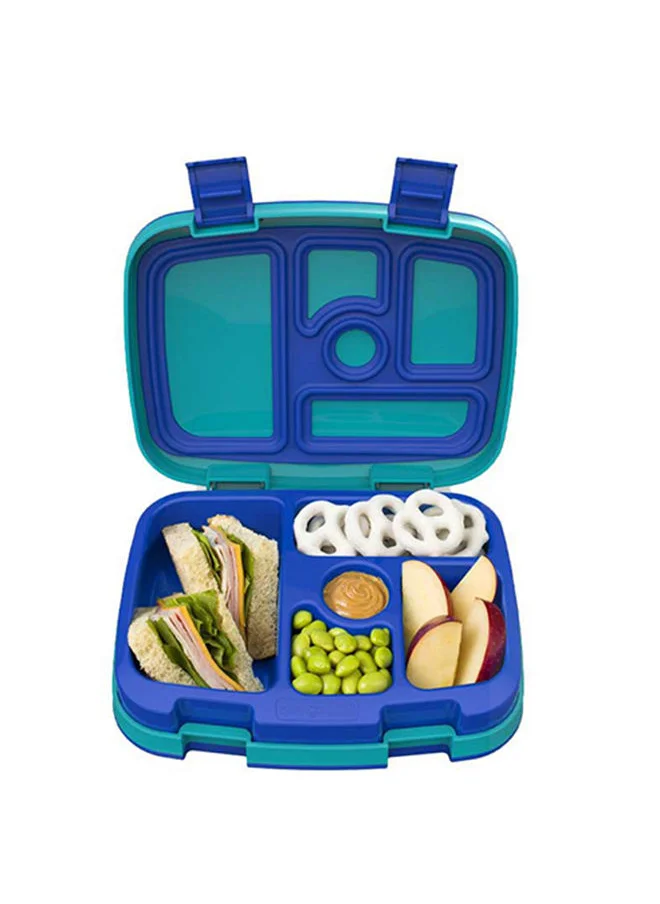 Bentgo Kids Prints Leak Proof, 5 - Compartment Bento - Style Kids Lunch Boxideal Portion Sizes For Ages 3 To 7 Bpa - Free, Dishwasher Safe , Food - Safe Materials - Sharks