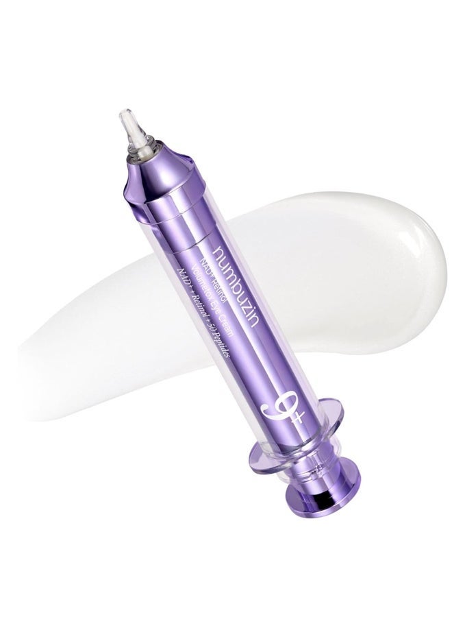 numbuzin No 9 Nad Retinol Volume Tox Eye Cream Firming Wrinkles Fine Lines Dark Circles And Puffy Circles Retinol And Peptides