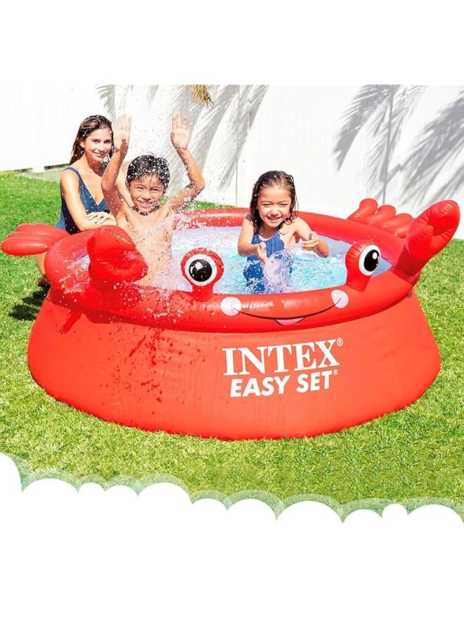 انتكس مسبح Happy Crab سهل التركيب 6 أقدام × 20 بوصة - Image 5