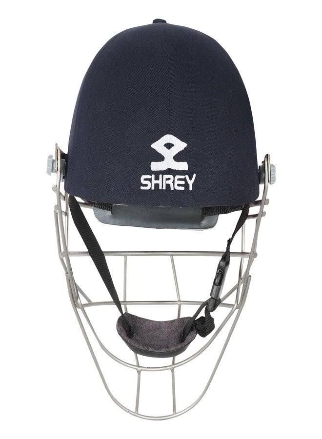 Shrey Pro Guard Fielding Stainless Steel Cricket Helmet (Navy Blue, L) - Image 3
