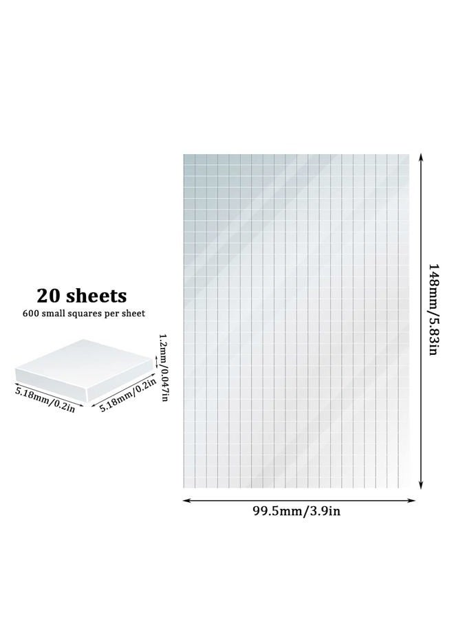 OTYMIOW "N/A" OTYMIOW Mirrors Mosaic Tiles, Real Glass Craft Mini Square Mirrors Mosaic Tiles Self-Adhesive Glass Mosaic Stickers Mini Mirror Stickers for DIY Glass Tiles Decorations Making (5 x 5 mm Silver) - Image 2