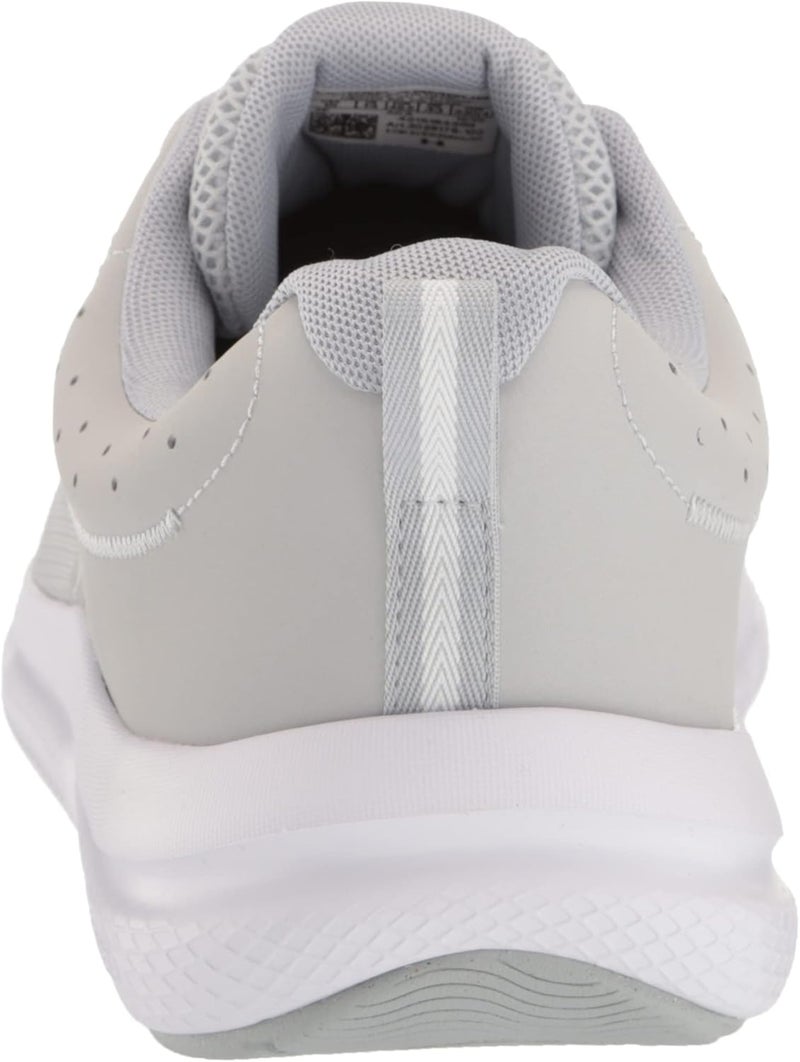 UNDER ARMOUR حذاء الجري للرجال من أندر أرمور Charged Assert 10 - رمادي مود/أبيض، 9.5 عريض جداً - Image 3