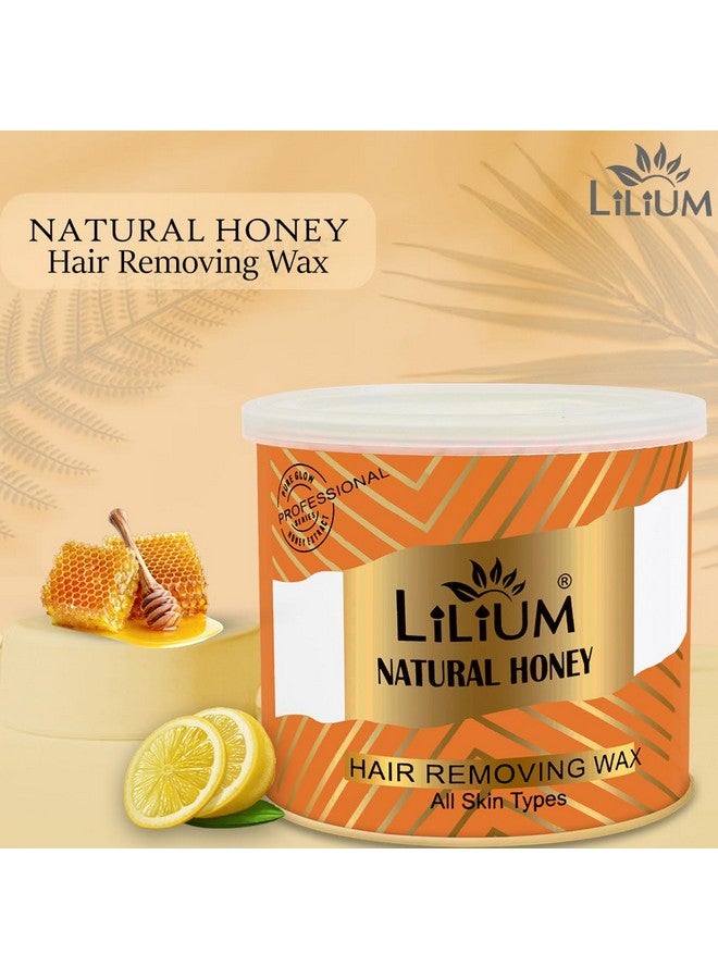 Lilium Honey Hair Removing Wax 600gm | For Legs, Arms, Underarms, Bikini Line & Full Body | Reduces Irritation & Redness | Easy & Quick Hair Removal At Home | Men & Women | All Skin Types - Image 2