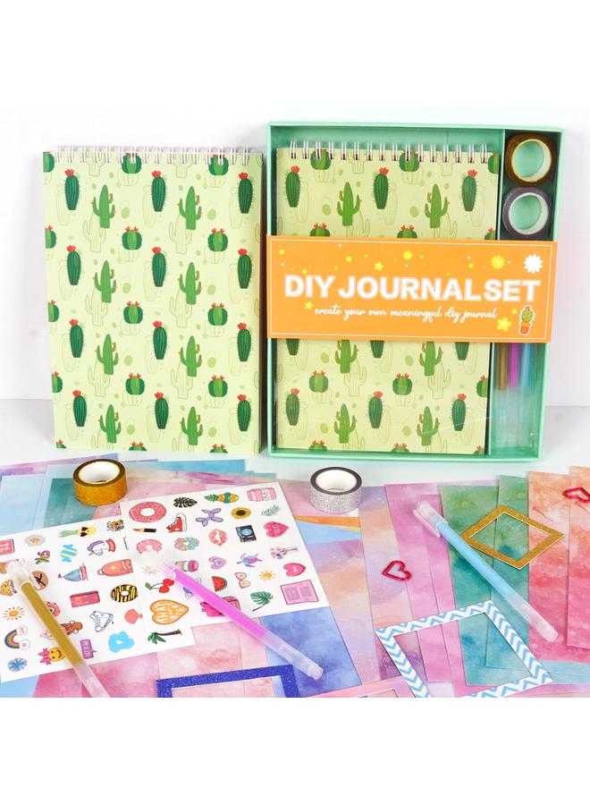 Bluejw DIY JOURNAL SET Diary Scrapbook Sticker Children's DIY Hand Ledger Gift Box Suit - Image 1