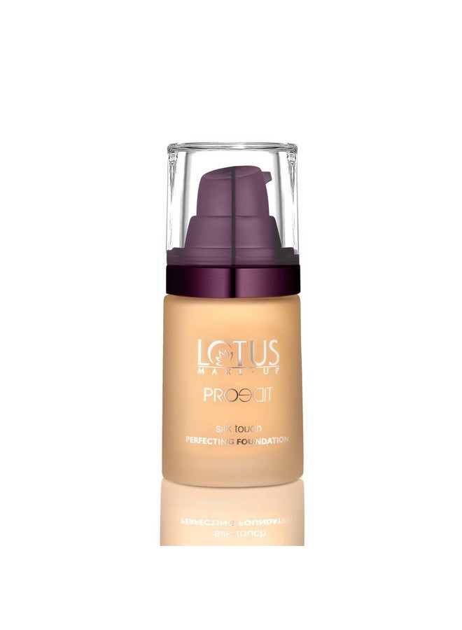 Lotus Makeup Proedit Silk Touch Perfecting Foundation, Walnut, 30 Ml - Image 3