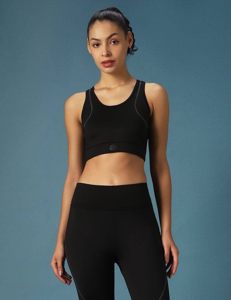 pump'd Women's Wire Free Casual Padded Training Bra | Sports Bra for Women | Gym Bra for Women Workout - Image 3