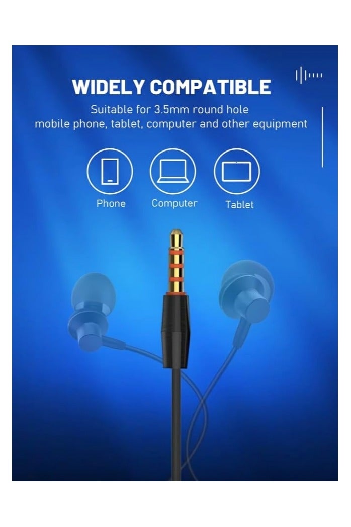 لدنيو سماعة أذن Ldnio HP06 مع وحدة تحكم، تصميم مريح وترقية لتقليل الضوضاء - أسود - Image 4