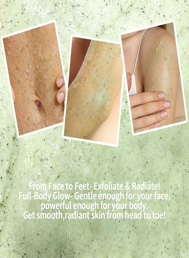 OKADY Avocado Body Scrub &Avocado Face & Body ScrubMoisturizing and Exfoliating Body, Face, Hand, Foot Scrub,Deep Cleansing 350ml - Image 4