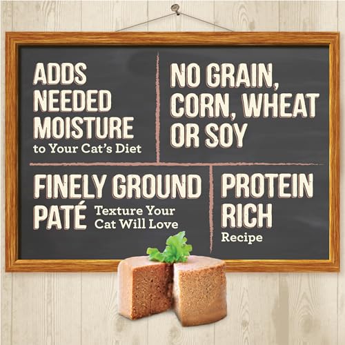 Merrick Purrfect Bistro Grain Free Wet Cat Food Rabbit Recipe Pate - (Pack of 24) 3 oz. Cans - Image 2